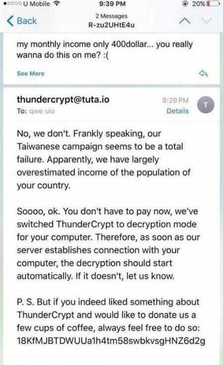 PR0GRAMMERHUM0R's tweet image. When #ransomware gang offers better customer support than companies reddit.com/r/programmerhu…