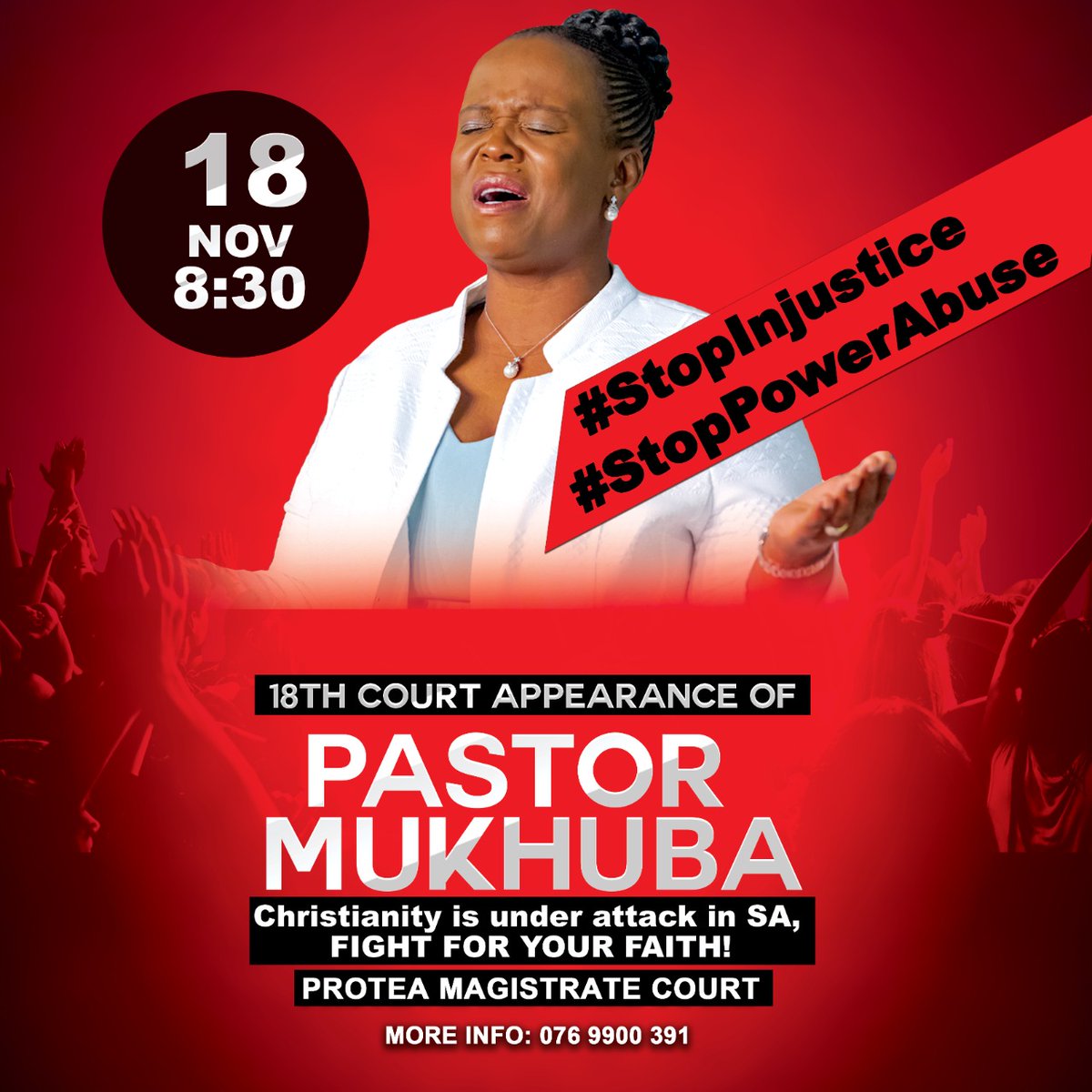 KhensaniMakasa2's tweet photo. #JusticeForPastorMukhubaChurch Spirit of God, go before them! https://t.co/rTs5R3CJ4R