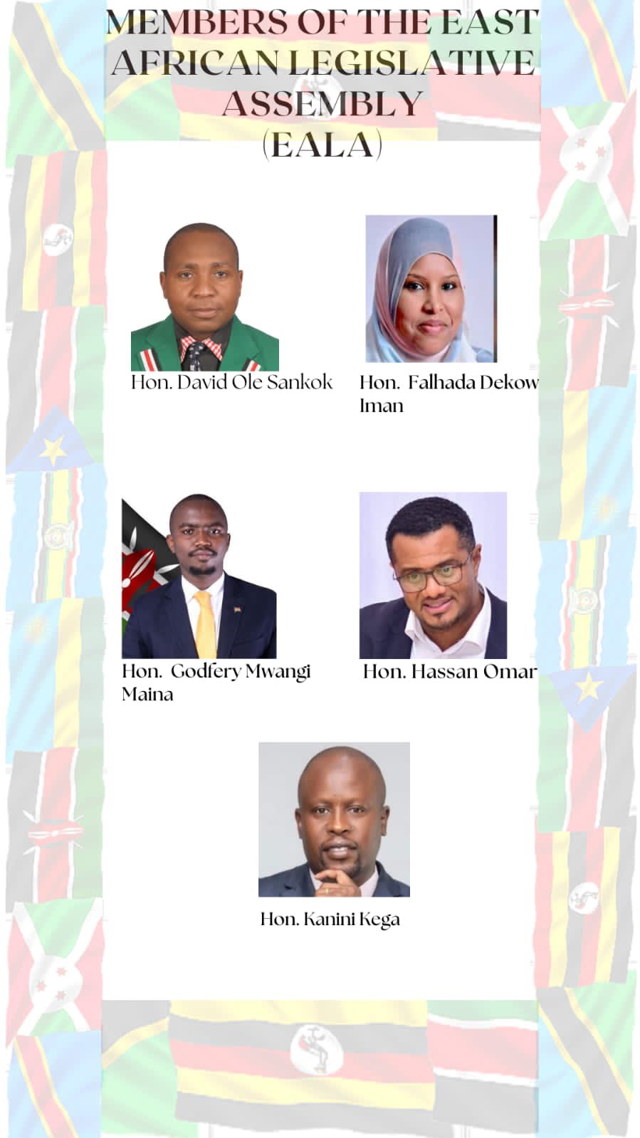 National Assembly KE on Twitter "The Newly Elected Kenyan