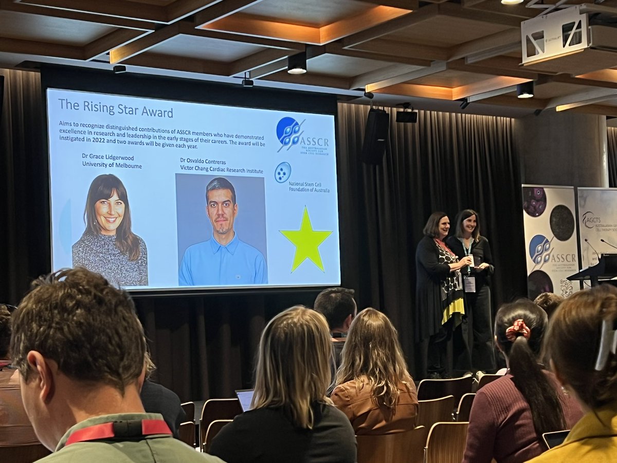 Innately Science (@innatelyscience) on Twitter photo Big congratulations to <a href="/GraceLidgerwood/">Dr. Grace Lidgerwood</a> and <a href="/osvaldoics/">Osvaldo Contreras</a> for winning the inaugural Rising Star Award <a href="/the_ASSCR/">Australasian Society for Stem Cell Research</a> <a href="/theAGCTS/">The Australasian Gene and Cell Therapy Society</a> Amazing researchers doing amazing things! 🎉🎉 Big congratulations to <a href="/GraceLidgerwood/">Dr. Grace Lidgerwood</a> and <a href="/osvaldoics/">Osvaldo Contreras</a> for winning the inaugural Rising Star Award <a href="/the_ASSCR/">Australasian Society for Stem Cell Research</a> <a href="/theAGCTS/">The Australasian Gene and Cell Therapy Society</a> Amazing researchers doing amazing things! 🎉🎉