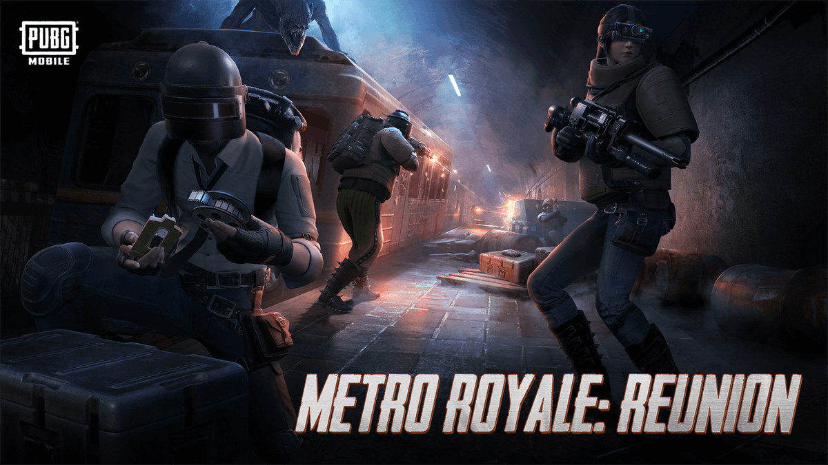 PUBGMOBILE_JP's tweet photo. ＼＼\\ Metro Royale // ／／
📢本日11/18(金)からオープン‼️

追加された銃器「NS2000」で近距離もバッチリ👌

⏬詳細はこちら
https://t.co/gy86sZASQE

#PUBGモバイル https://t.co/vr83nbjs0V