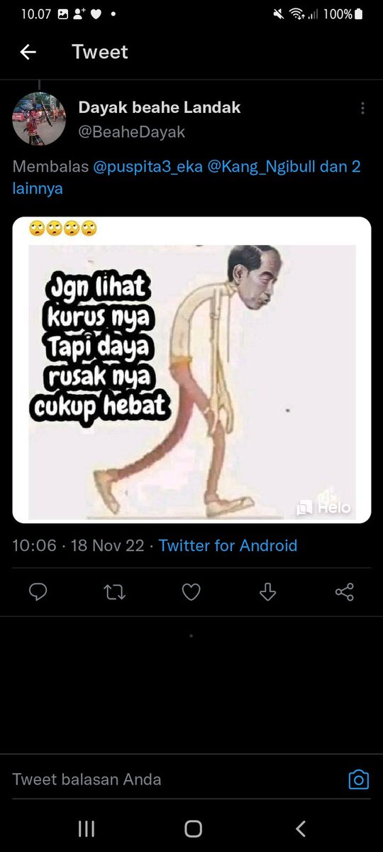puspita3_eka's tweet photo. Model akun kek @BeaheDayak kek gini misal diproses kira2 mendadak ODGJ kek M Mustagfir kmren gak gak ya @DivHumas_Polri https://t.co/EftA25LTco
