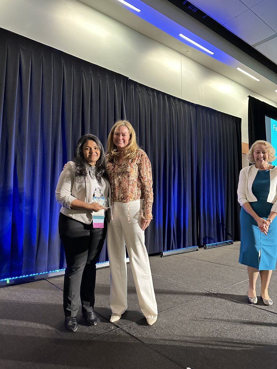 A huge congratulations to <a href="/GCMoniSeb/">Monisha Sebastin (she/her)</a> for winning the Heart of Genetic Counseling Award! You inspire us all. #NSGC22 #GeneChat