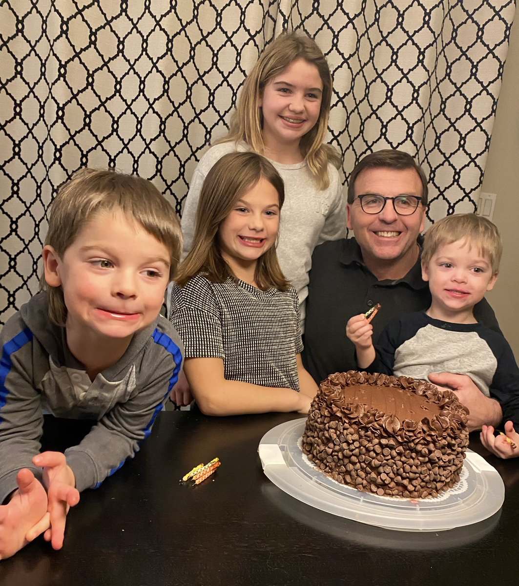 Late leaving Regina, however a nice welcome home with an early birthday supper of Leone’s home made BBQ ribs and my daughter Katelin’s “killer” chocolate cake 🎂