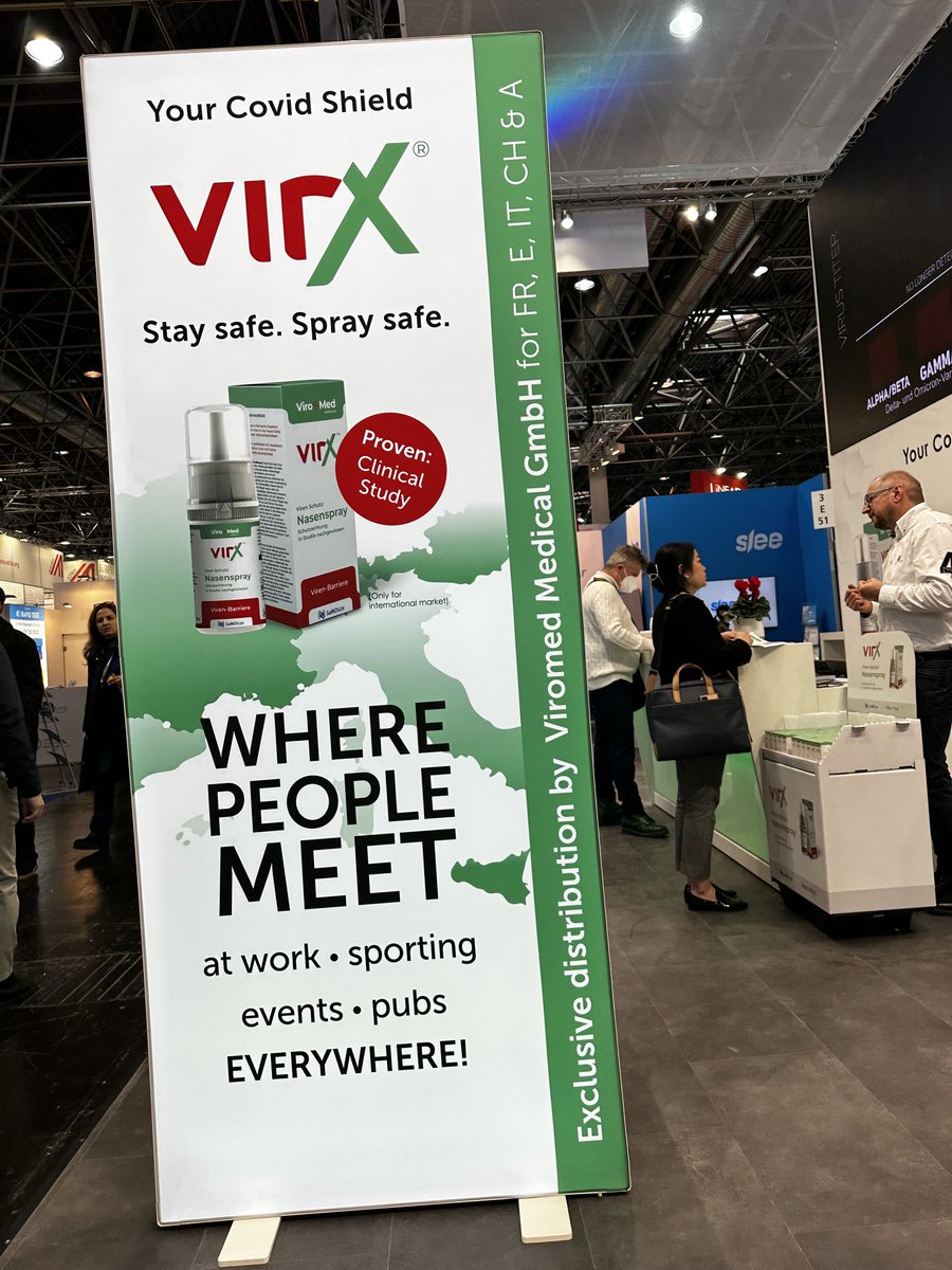 A big thanks to Viromed, our partner in Germany, who ran a very busy VirX booth at the <a href="/MEDICATradeFair/">MEDICA</a> in Düsseldorf this week.  We look forward to our continued relationship. 
#biotechnology #MEDICA2022