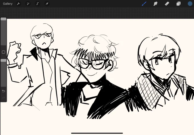 We love extremely rough doodles 