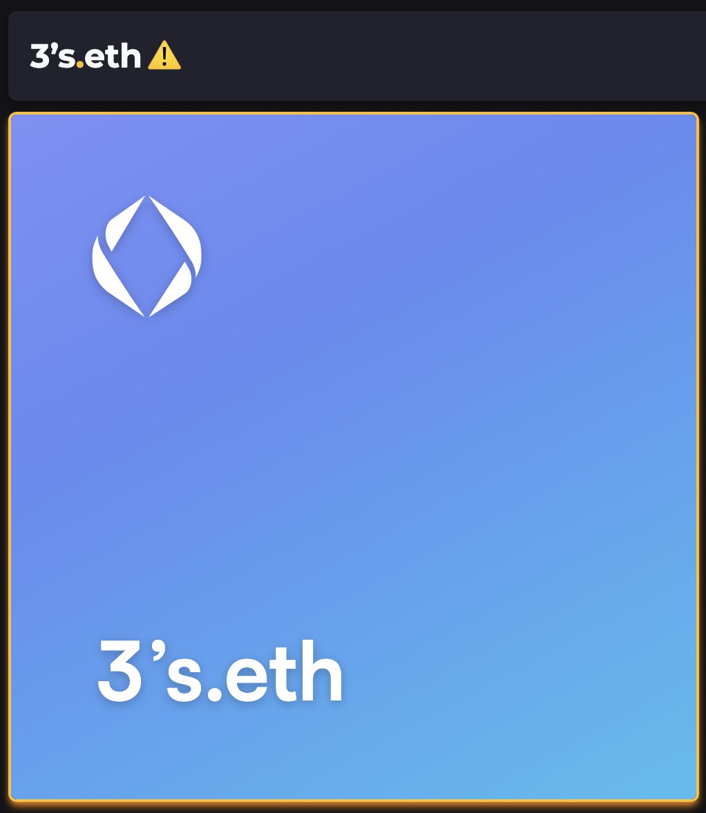Just picked up this unique ENS domain- how'd I do <a href="/BillSpata/">Ugo</a>?