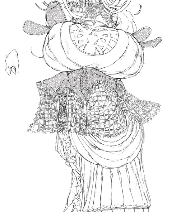 ちまちま線画じゃ 