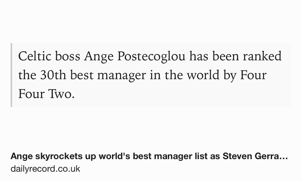 AngeIsTheBoss's tweet photo. Ange skyrockets up world's best manager list as Steven Gerrard crashes out https://t.co/LVWE7F15hT https://t.co/cxi9Vf8Gij