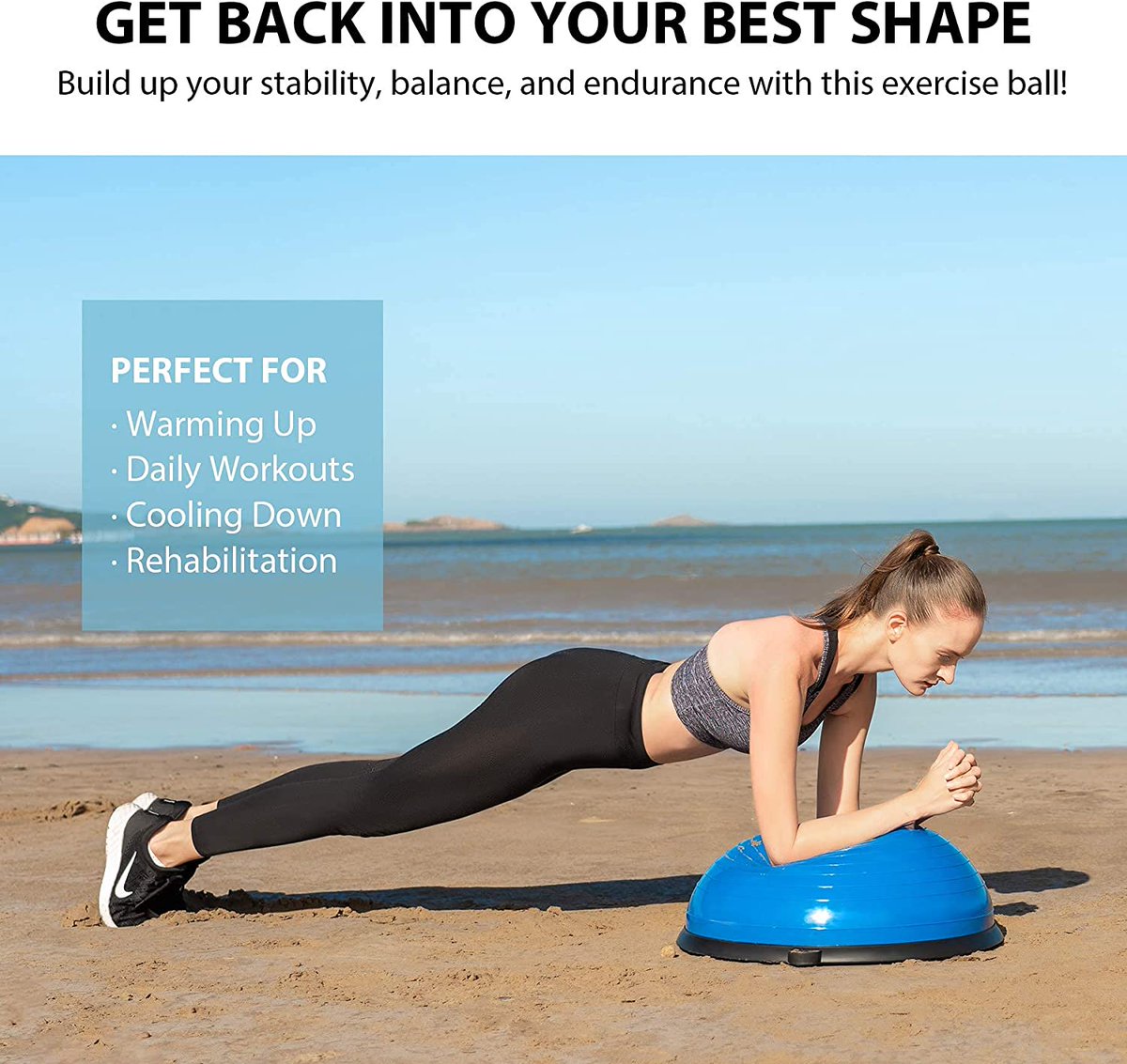 Shredded_Deals's tweet photo. Balance Ball Trainer with Resistance Bands and Foot Pump, Home Gym Workouts, Balance Training Core Strength Fitness More
Was $89.99
NOW 22% OFF
5% COUPON AVAILABLE!
SAVINGS HERE --> https://t.co/U8muBTAP0v

#AmazonPrime #gym #homeGym #core #balance #workout #stability #health https://t.co/rJhg5q7RDD