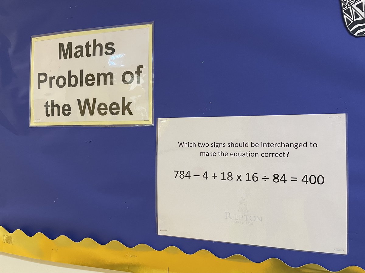ReptonADMaths's tweet photo. Lots of entries this week to our Problem of the Week #puzzling https://t.co/NdNbDmF4zP