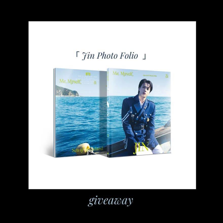 「 Jin’s Folio Giveaway 」

╰─ 1 winner | worldwide

› rt + like◦
› ends dec 4th ⊹

— followers only