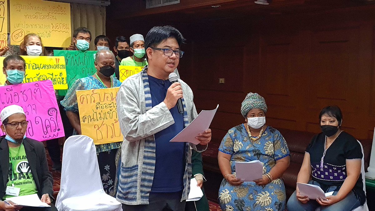 ManushyaFdn's tweet photo. We have the honor of having Krisada Boonchai from Thai Climate Justice for All as one of the prominent speakers, joined by a diverse groups of community representatives, including Khairiyah Rahmanyah, ‘Daughter of the Sea’, youth environmental human rights defender, #SaveChana https://t.co/O2Vcqoeulr