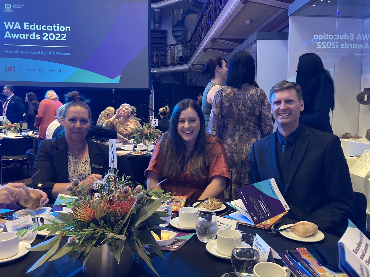 #WAEA22 celebrating being a finalist!