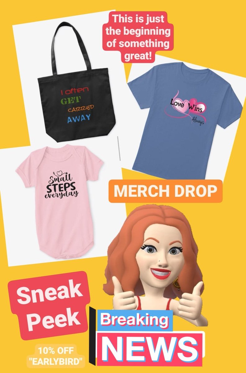 AnnaLogue75's tweet photo. Sneak peek... Use code "EARLYBIRD" for 10% off!
https://t.co/juCb2QP66Q
#WaitThereIsMore #Creative #sidehustle #AStartingPoint https://t.co/DkwDI5uutt