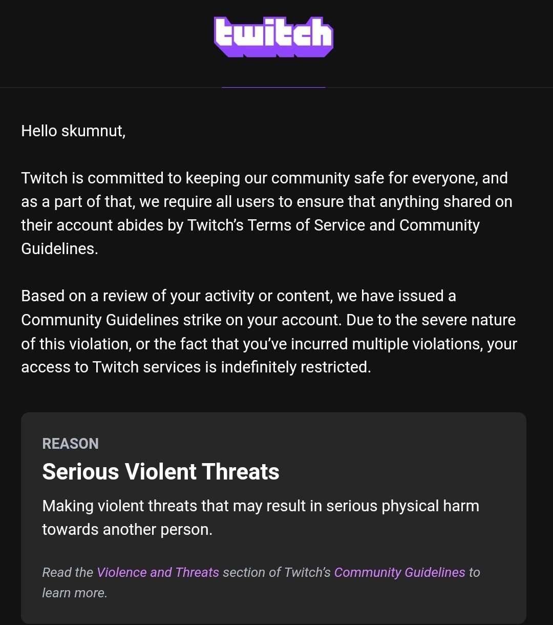 skumnut on Twitter "I made a joke in Twitch chat on one of my friend's