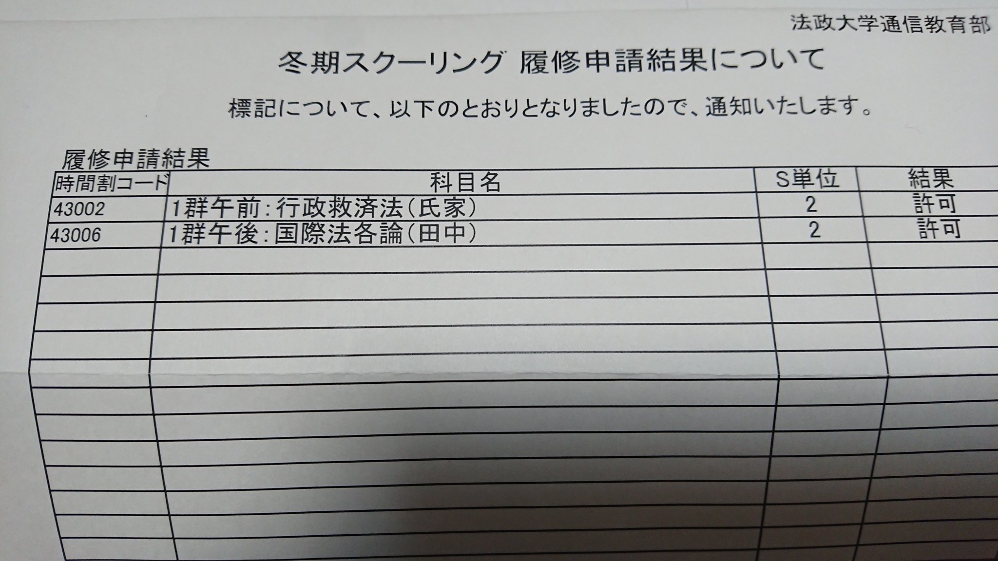 2024年度前期 法政大学 通信学部 単位修得試験 問題冊子（第1回