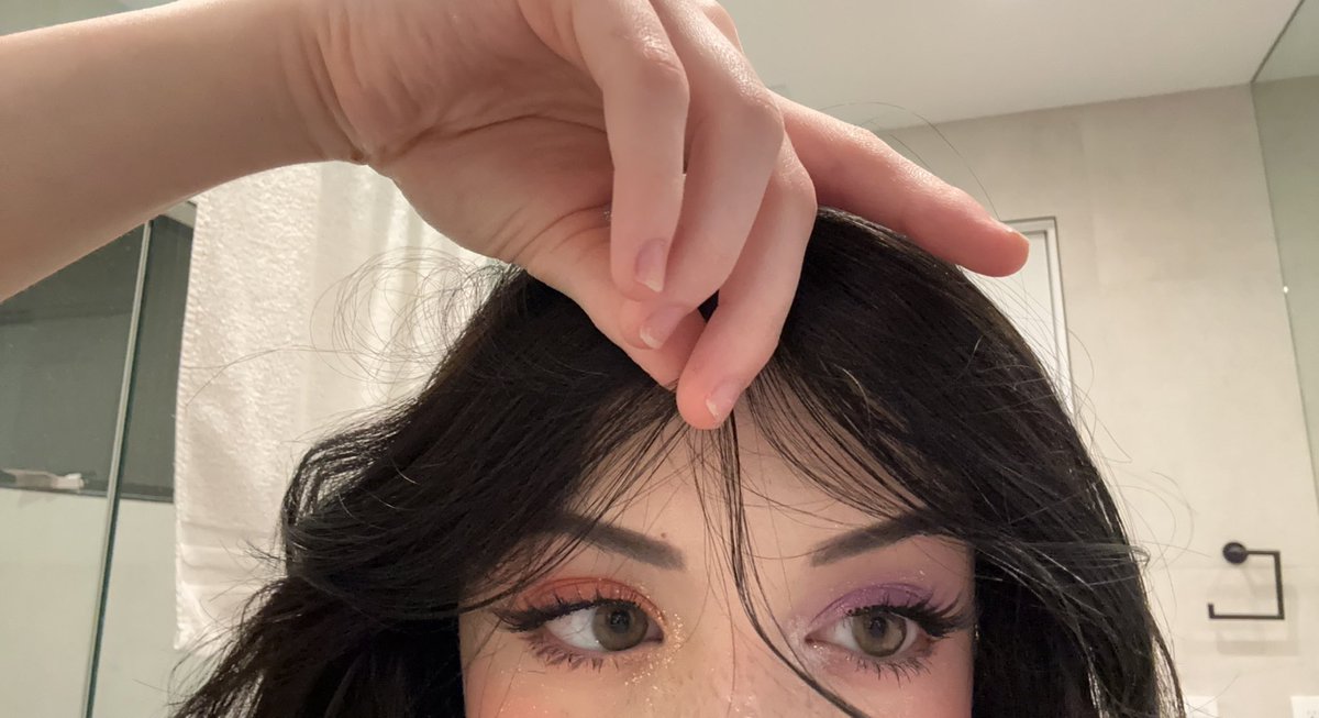 notaeshannah's tweet photo. IM SO EXCITED FOR NEW POKEMON GAME >:))) games r inspo for makeup (i’m playing violet) https://t.co/Vb173j1gzv
