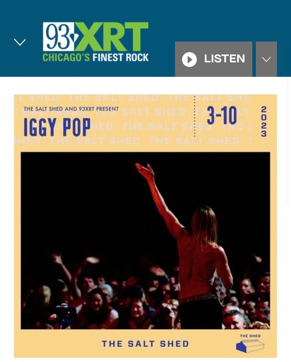 Dustin5151's tweet image. #iggypop Chicago