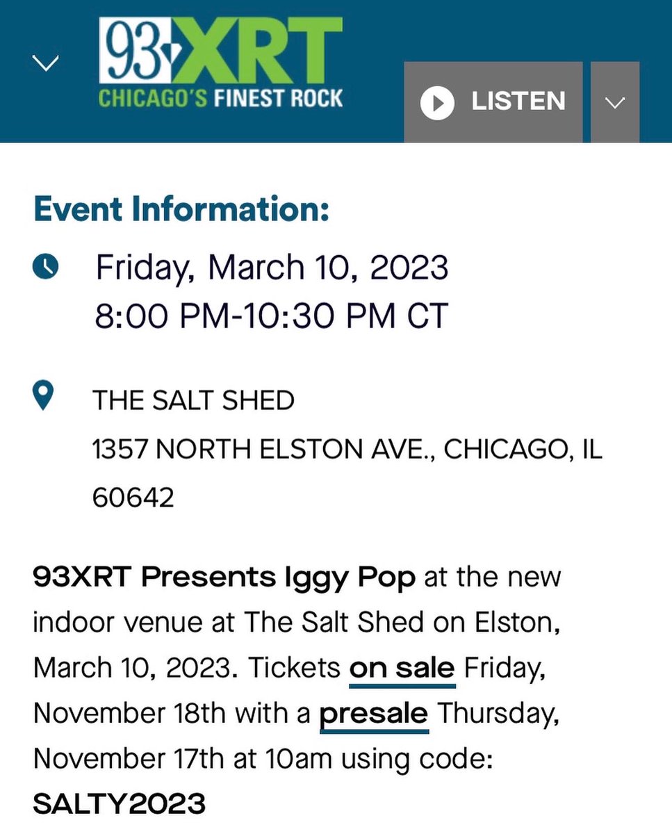 Dustin5151's tweet image. #iggypop Chicago