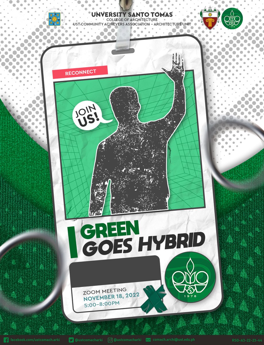ustcomacharki's tweet photo. Hey there Achievers!

We are inviting everyone to join our GREEN GOES HYBRID: Comach-Arki General Assembly 2022. Register now via https://t.co/mMkViv4z5G to win amazing prizes and to know more about COMACH!

We can’t wait to see you there later!💚 https://t.co/TyYfek3Y83