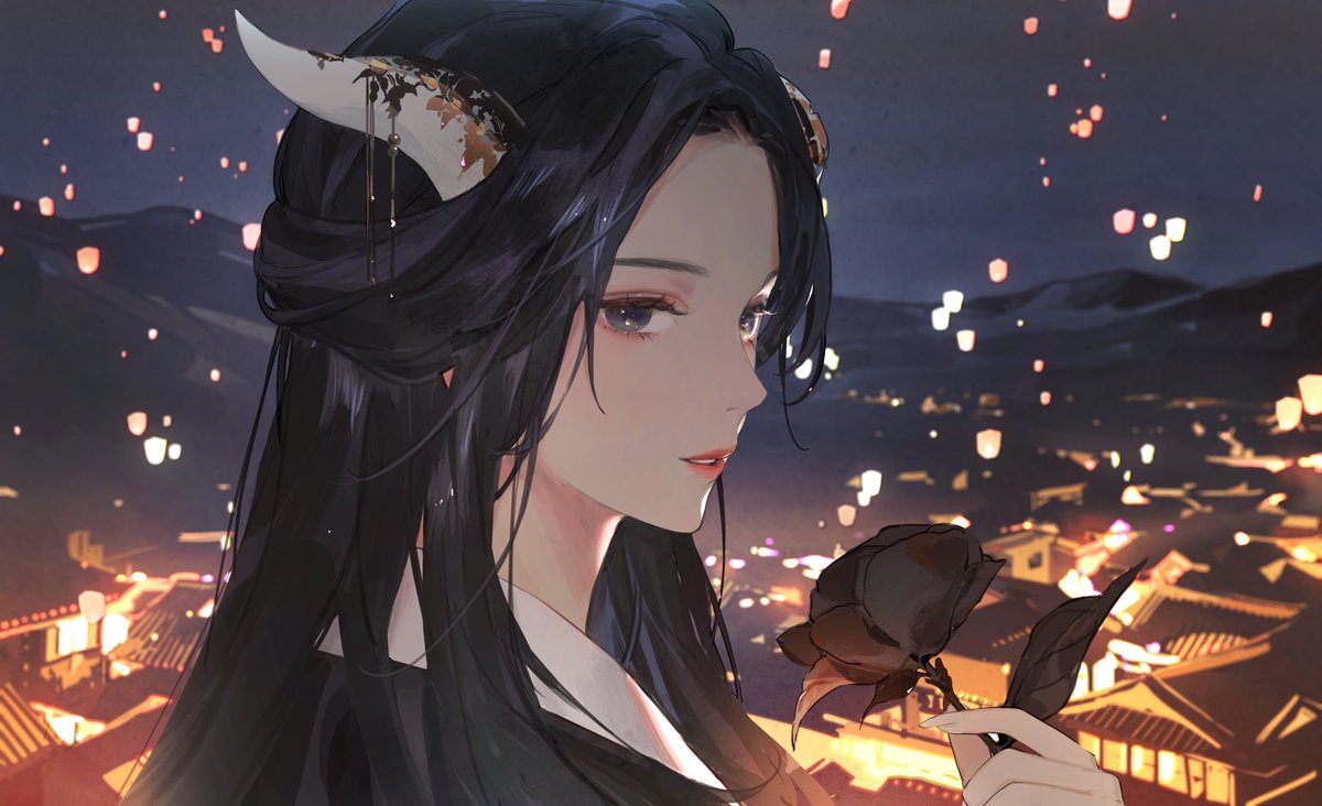 「if you'd like to follow me elsewhere her」|yueのイラスト
