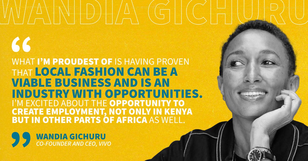 StanfordSeed's tweet photo. Read the latest Seed Transformation Program Voices article on Wandia Gichuru, co-founder and CEO of Vivo, Kenya’s leading women’s activewear brand.

#VoicesOfStanfordGSB #GSBLife

https://t.co/oeLe7CTOBp https://t.co/SMgveGyE4i