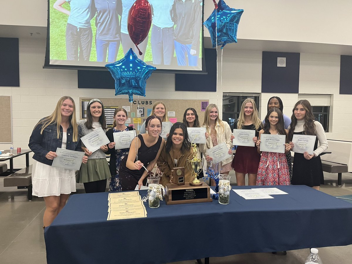 Casteel Girls Golf (@casteelgolf) on Twitter photo The season has officially ended for this very special team. Tons of achievements throughout the year on the golf course, but the achievements these athletes had in the classroom is amazing. The team has a combined 4.08 GPA! Great job this season! <a href="/CasteelAthletic/">Casteel Athletics</a> The season has officially ended for this very special team. Tons of achievements throughout the year on the golf course, but the achievements these athletes had in the classroom is amazing. The team has a combined 4.08 GPA! Great job this season! <a href="/CasteelAthletic/">Casteel Athletics</a>