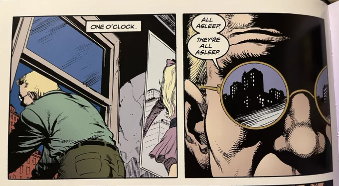 nvm the rest of it, this is the most unrealistic part of the sandman comic

(the setting is NYC) 