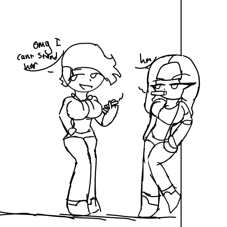 Itsuki Komaru on Twitter "Funny story at school ( girl with bangs is