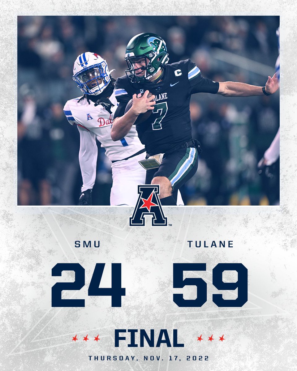 .<a href="/GreenWaveFB/">Tulane Football</a> showed out!🏈

#AmericanFB