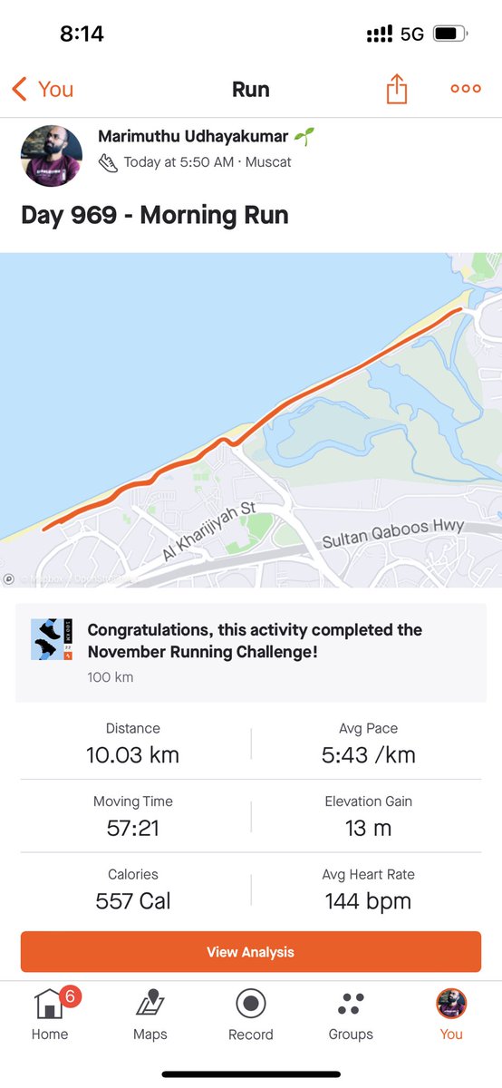 muthu_tek's tweet photo. #Running #Muscat #OmaniNationalDay52 #Omannationalday #Oman52 Run For Health Not For Race ๐ฑ๐โโ๏ธ๐๐ฝโโ๏ธ๐ Happy Oman ๐ด๐ฒ 52nd National Day๐๐ https://t.co/FNBXNGv0xr