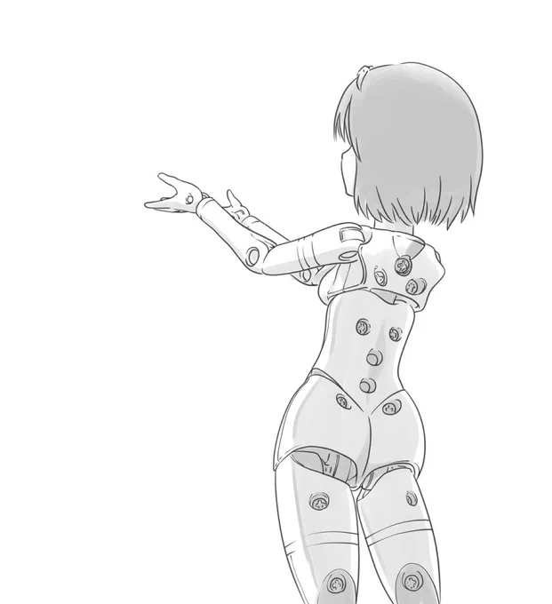 こういうの描くの好きです #武装神姫 