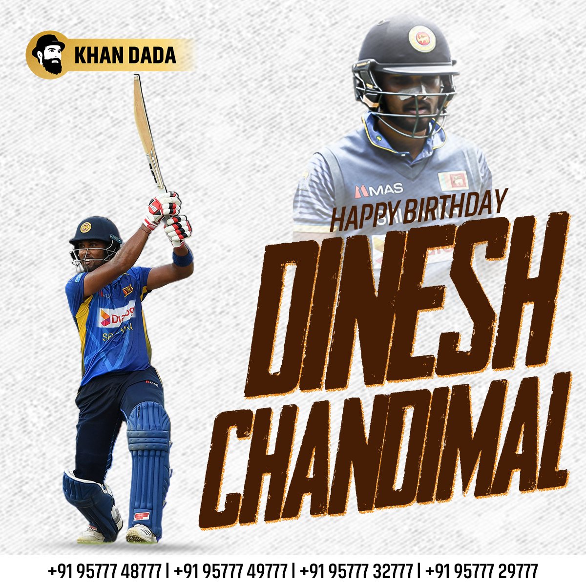 Happy Birthday to Dinesh Chandimal!      