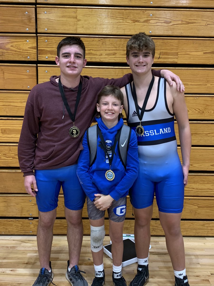 Grassland Middle School Athletics (@wcsgmsathletics) on Twitter photo Congrats to these three young men who placed in the WMAA Varsity wrestling tournament tonight. Brody finished 4th, Lucas finished 3rd, and Simon is your 215lb. CHAMPION! Congrats to all the General Wrestlers for a great season <a href="/wcsGMS/">Tim Drinkwine</a> #GeneralsLead Congrats to these three young men who placed in the WMAA Varsity wrestling tournament tonight. Brody finished 4th, Lucas finished 3rd, and Simon is your 215lb. CHAMPION! Congrats to all the General Wrestlers for a great season <a href="/wcsGMS/">Tim Drinkwine</a> #GeneralsLead