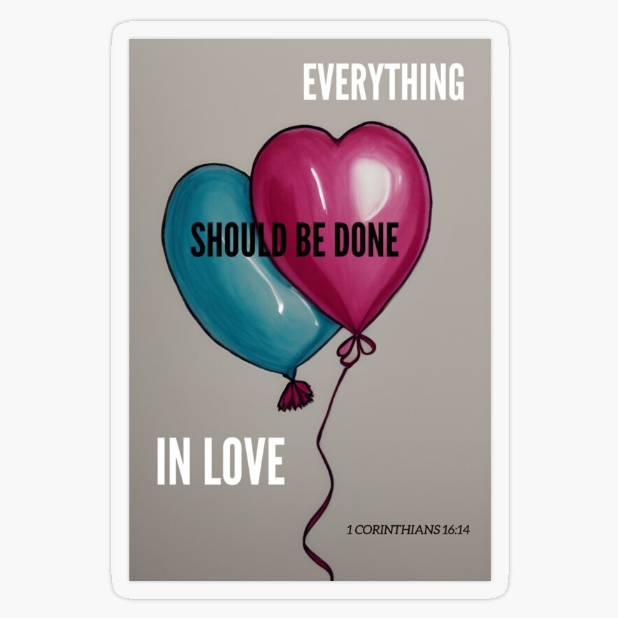Wow, was für'n toller sticker! 💖redbubble.com/de/i/sticker/A… #findyourthing #redbubble #Sticker #love #Bible #JesusIsLord #JesusChrist #JesusSaves #JesusLovesYou #Korinther #withlove #heartballoon #Christian #Christianity #biblequotes #quotesoftheday #quotes #jesuspresidente