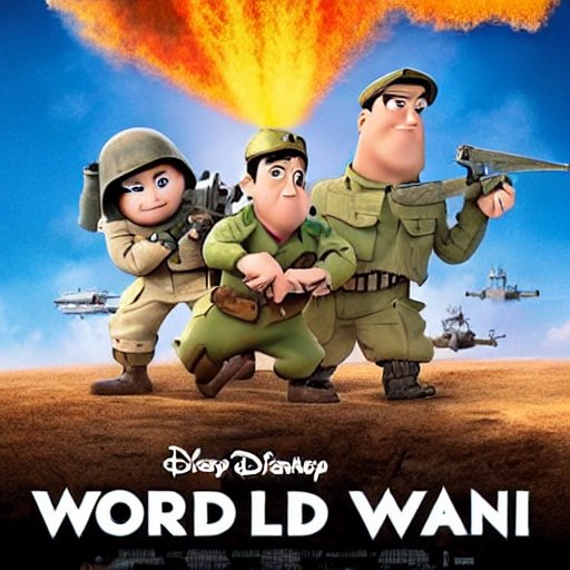 AnistonHes's tweet photo. "World War 2" Disney Pixar film movie poster https://t.co/guihTch1Ha