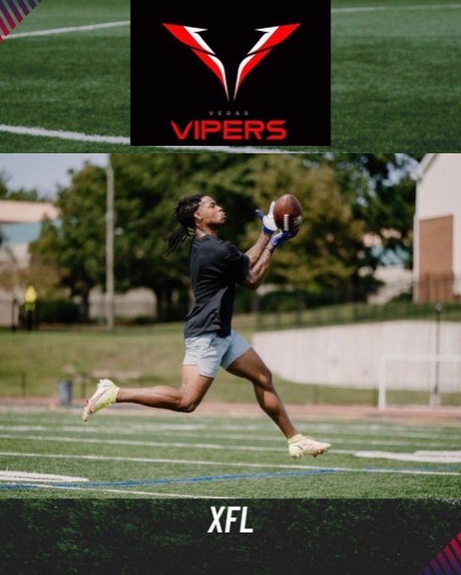 KinggCheetah's tweet photo. Words can’t describe what I’m feeling. I just want to say thank you God for all you’ve done for me and what you will continue to do. Thank you @XFL2023  for this opportunity! @XFLVipers  can’t wait to get to work! 🔥🔥 https://t.co/UX8uMqRZYQ