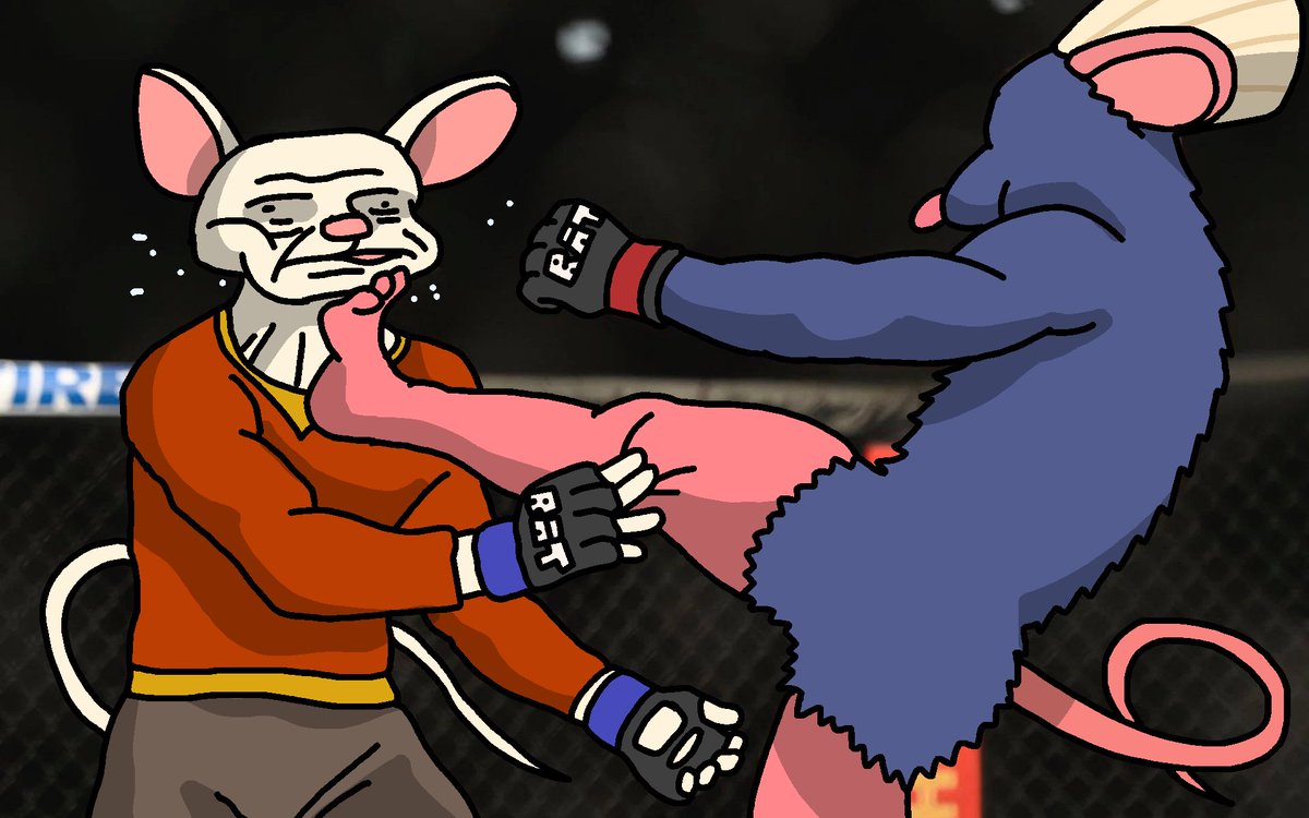 I drew this picture of remy kicking the shit out of Stuart little