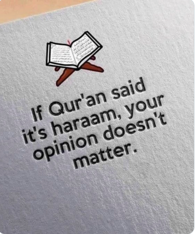 SaimaBa12126123's tweet photo. When the Qur'an said its haraam, who is a human being?

#BanJoyLand_BehayaGovt  #doggystyles  #WhatsApp https://t.co/OUysG2QPh9
