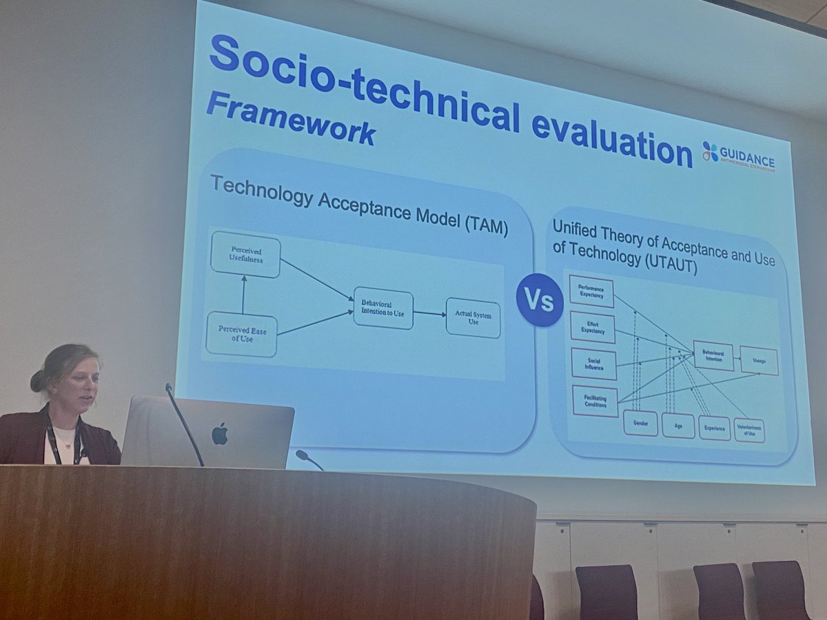Here is a wonderful example of our Guidance AMS pharmacists (Jenna Maleki and Ngan Ha Truong) who are using their learnings from the ⁦<a href="/DT4Health/">Centre for Digital Transformation of Health</a>⁩ Applied Learning Health Systems short course talking about digital evaluation and how they will be applying these frameworks. 👏