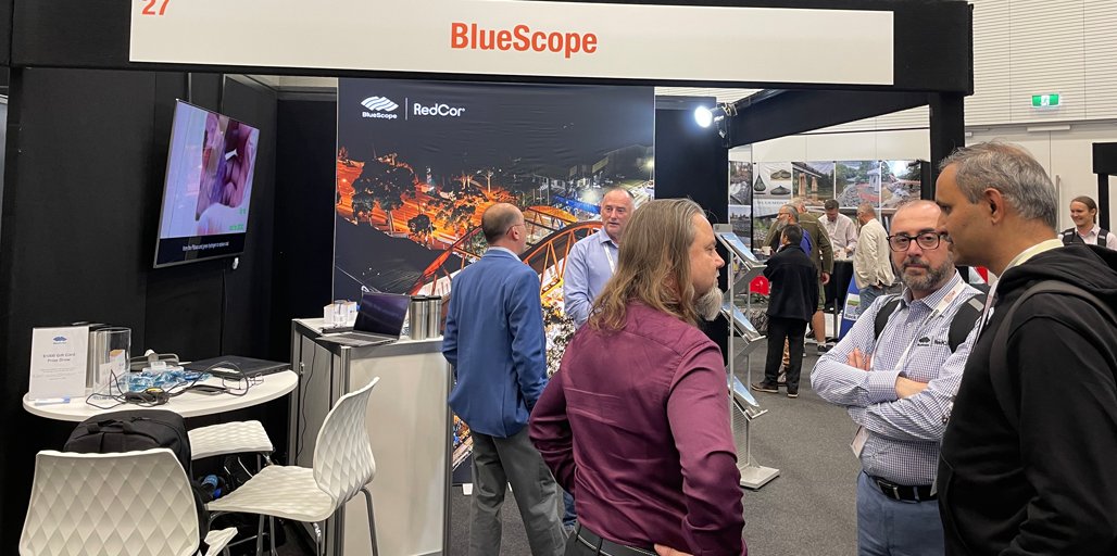 BlueScopeAus's tweet photo. Thank you @Austroads Bridge conference team for organising such an informative and inspiring event.
Thank you too, to Raed El Sarraf, Australasian Weathering Steel expert for such a thought-provoking presentation.
#abc2022 #Redcor #weatheringsteel #BlueScopeAUS https://t.co/Wx9zAbwt0x