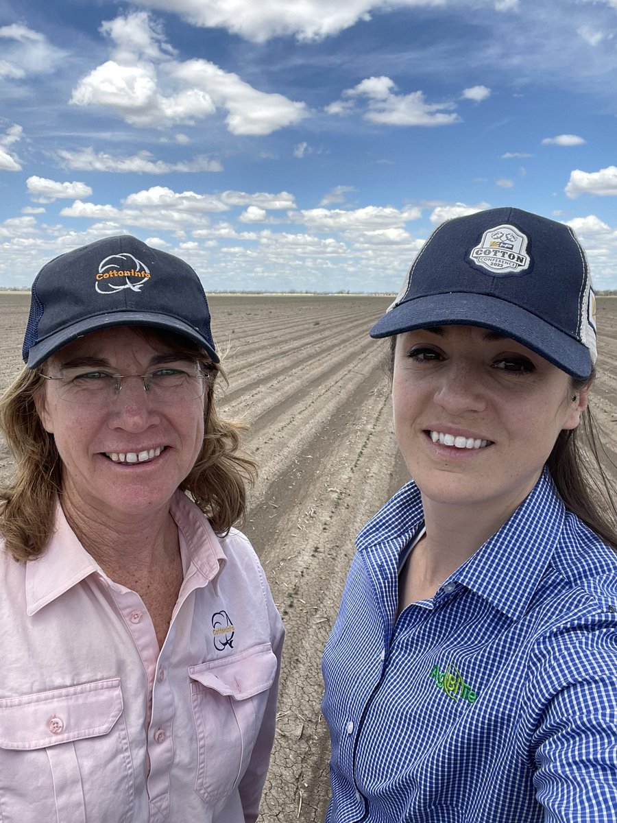 #AgdayAu is a good time to celebrate the people who make our industry so wonderful-Thankyou @NellMontH2O for showing me around #Moree last week!It was such a thrill to get out and see some #cotton,tour one of the local gins,and have a look around the #GwydirValley