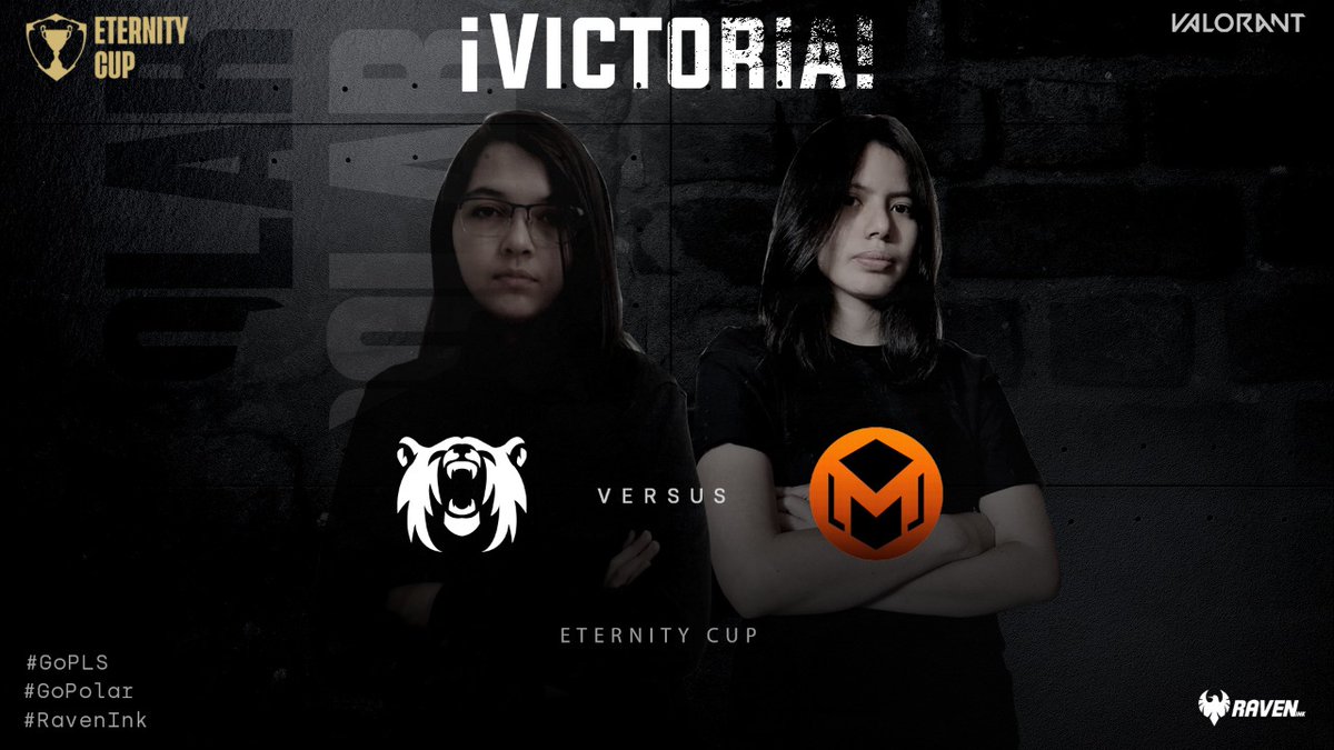 PolarSquadMX's tweet photo. ¡Nuestra escuadra femenil de #Valorant empieza de una manera extraordinaria la #EternityCup!
Logramos vencer a @MtyEsports_ en un encuentro muy cardiaco y avanzamos a la siguiente ronda.
#GoPolar #GoPLS #Esports #Gaming @RavenInkx https://t.co/uUVYteslf9