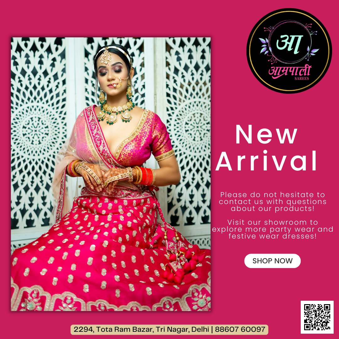 IndiaSareeStore's tweet photo. Latest Trends and Designs are Specialty which is tried hard by our competitors but still could not. You as fashion lover will get New Arrivals at Amrapali Sarees - An Exclusive Women's Clothing Store.

﹡ Google Map: https://t.co/QHnaeO8jN1

#AmrapaliSarees #trinagar #delhi35 https://t.co/y1VbHGbkfs