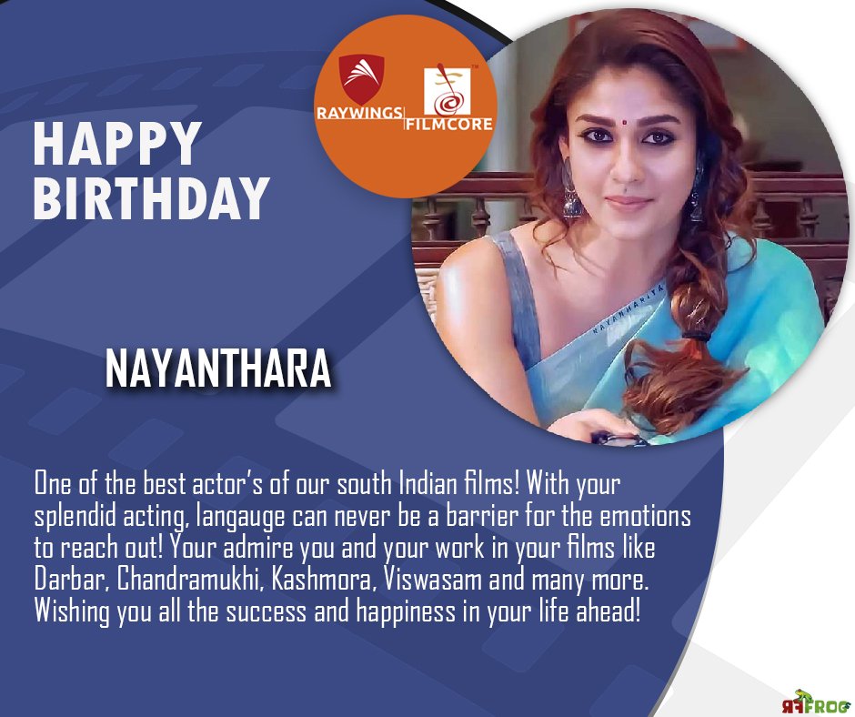 Wishing #Nayanthara a very #HappyBirthday! 
#raywingsfilmcore #HappyBirthday #Indiancinema #indiannationalcinema #artistsoftollywood #tollywoodmovies #southindianfilms #indianartists #artistsofindia #bollywoodactors #actorsofbollywood #bollywoodactor #bollywoodmovies