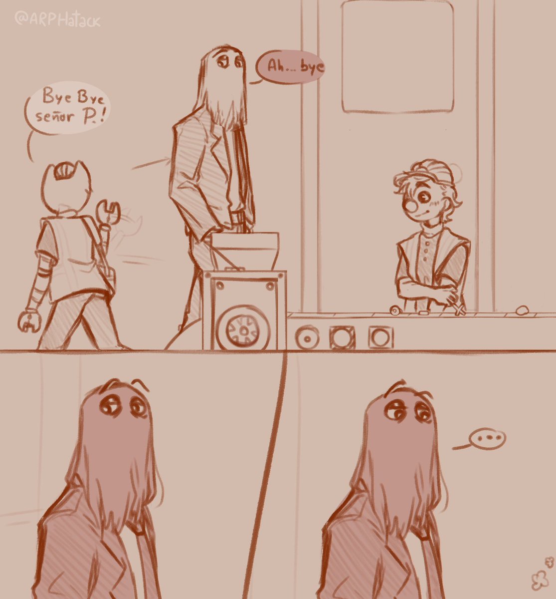 ARPHatack's tweet photo. Parte 1/?
Al fin tuve un tiempito para empezar un cómic más largo que tenía pendiente yeii <3
#DHMIS #DHMISRedGuy #dhmisduck #dhmisfluffybird #dhmisyellowguy #dhmisAndy https://t.co/XnBIGPMG5n