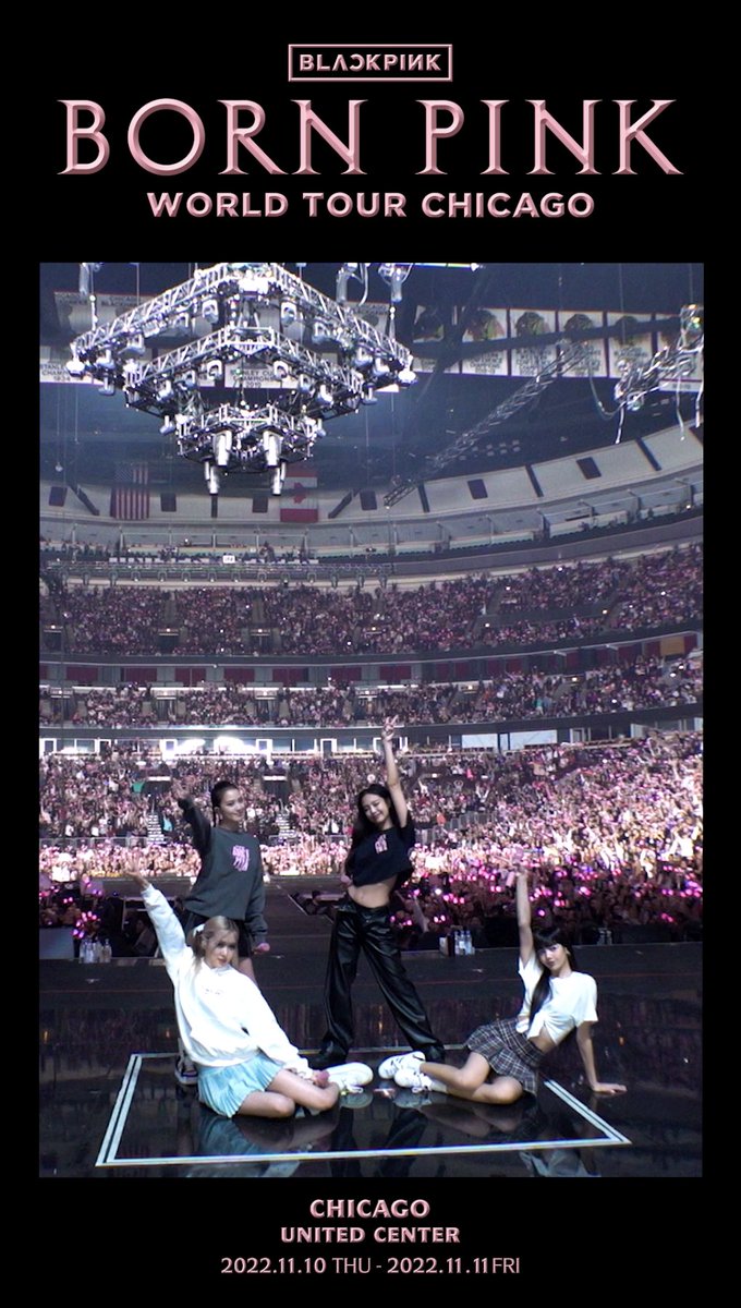 YG FAMILY on Twitter "BLACKPINK WORLD TOUR [BORN PINK] CHICAGO