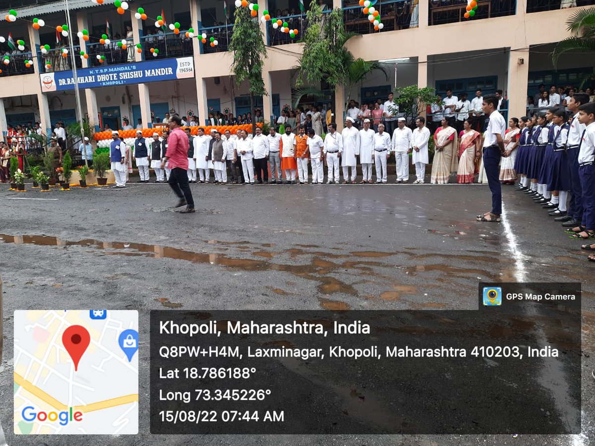 NccKmc's tweet photo. Flag hosting ceremony organised by KMC College and Janta Vidhyalay Junior College on our 75th Independence Day
#IndependenceDay #ncccadet #15thAugust https://t.co/S4xvC5wlkF