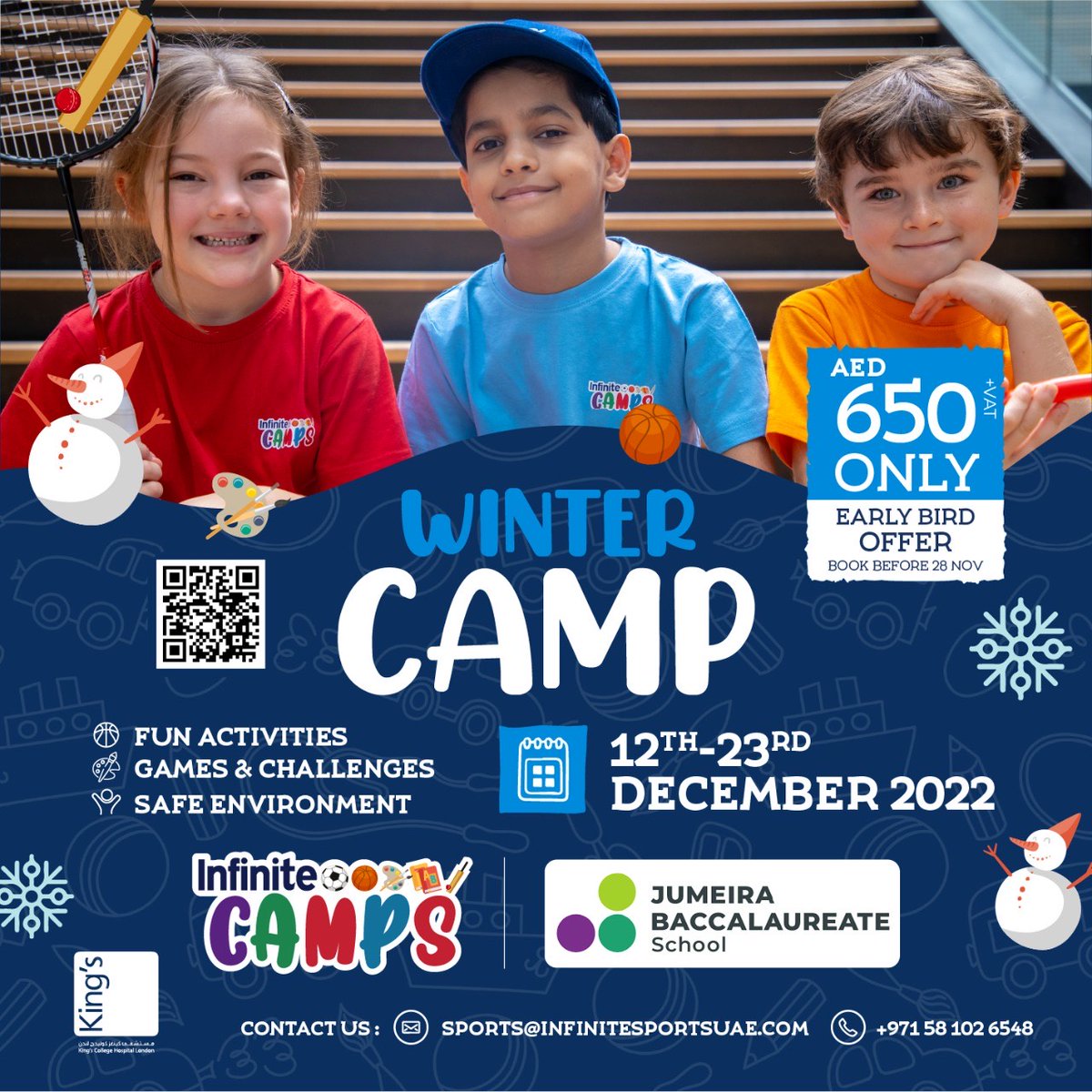 Winter camp at JBS from 12th to 23rd December ❄️ #jbs #ibschool #proudlytaaleem #wintercamp